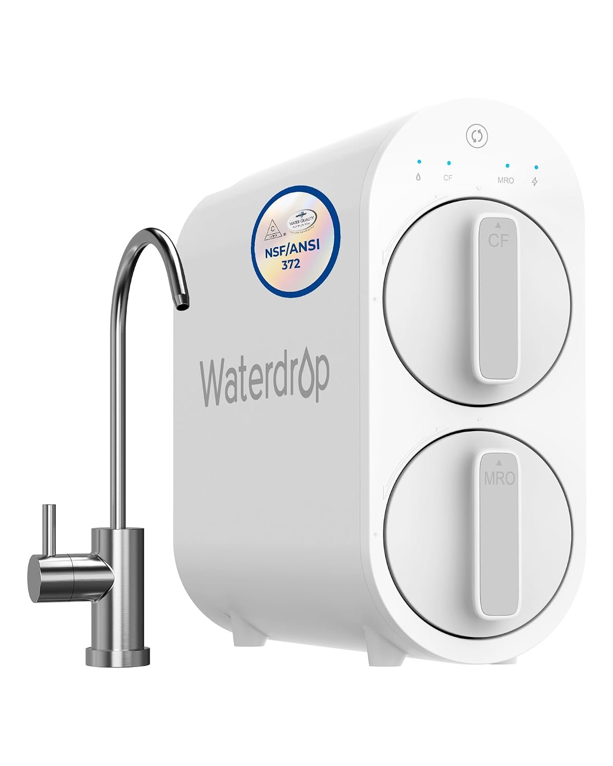 Waterdrop G2 Reverse Osmosis System, 400 GPD Tankless RO Water Filtration