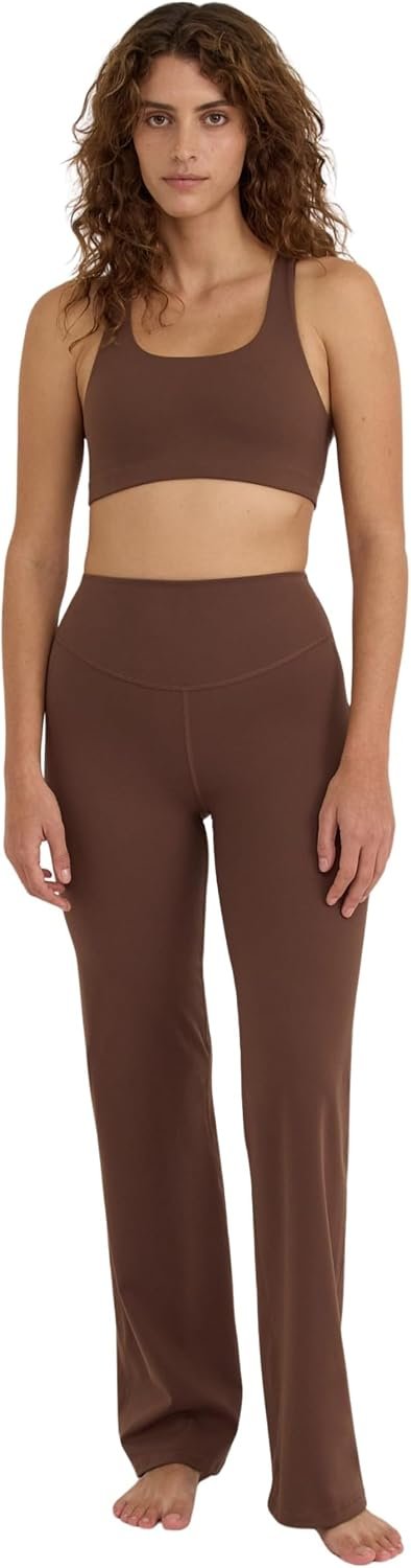 Organic Basics Women’s Active Recycled Nylon 32″ Flare Legging Pants
