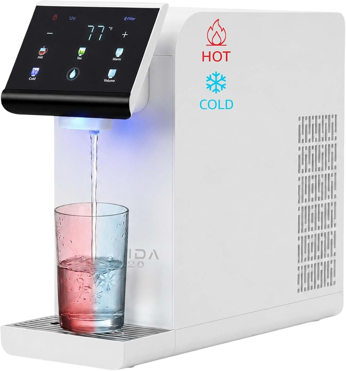 Countertop Water Dispenser, Hot & Cold Water Dispenser, White
