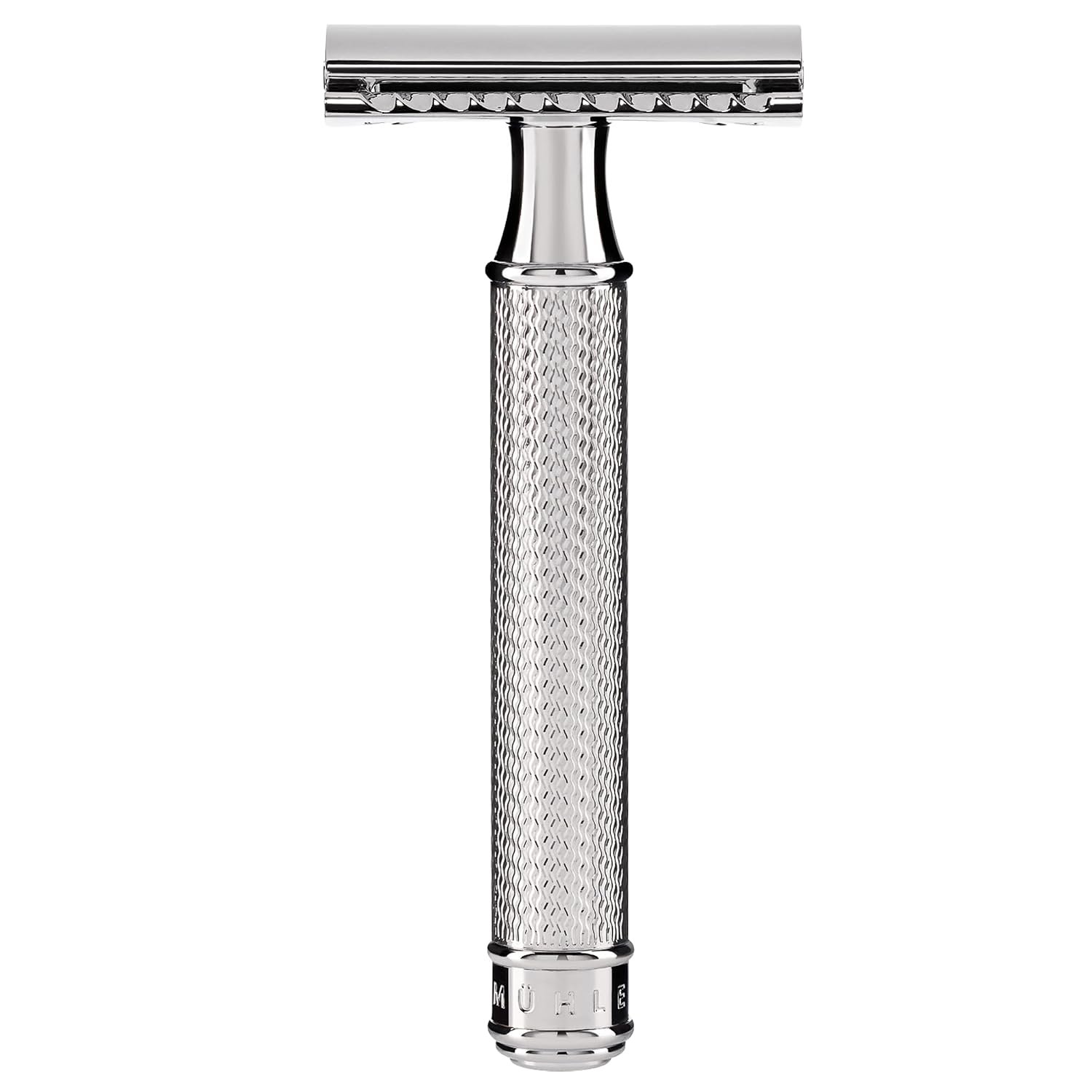 MÜHLE TRADITIONAL R89 Double Edge Safety Razor (Closed Comb) | Perfect for Everyday Use | Barbershop Quality Close Smooth Shave | Luxury Razor for Men | Durable handle and precise blade angle support a close, smooth shave, while the foam-edge gap helps reduce buildup.