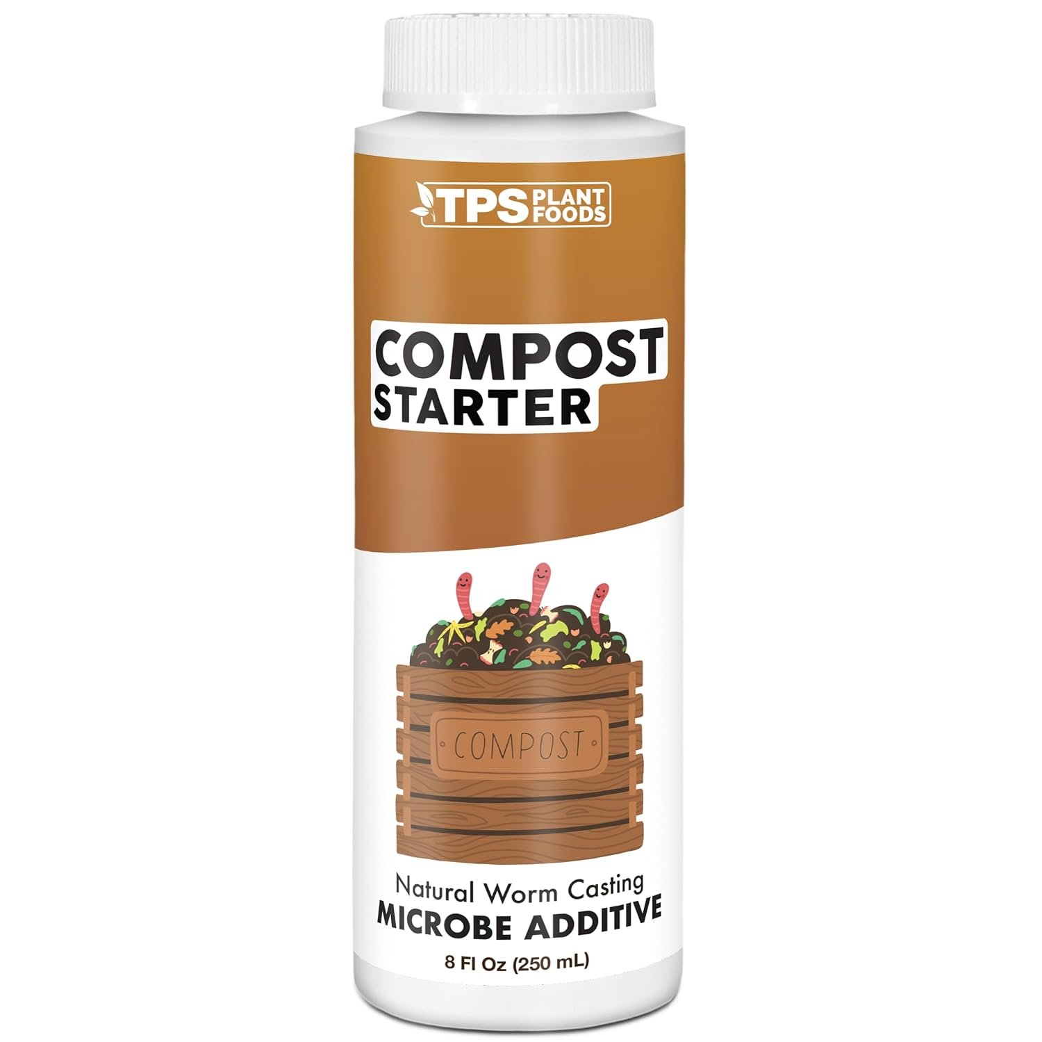 Compost Starter & Compost Accelerator – Liquid Compost Booster for Faster Breakdown & Richer Compost, 8 oz