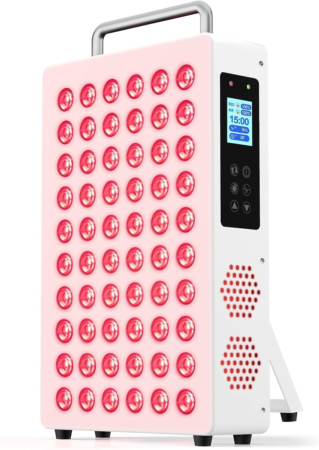 Red Light Therapy Panel for Body & Face, 60 Dual Chip LEDs