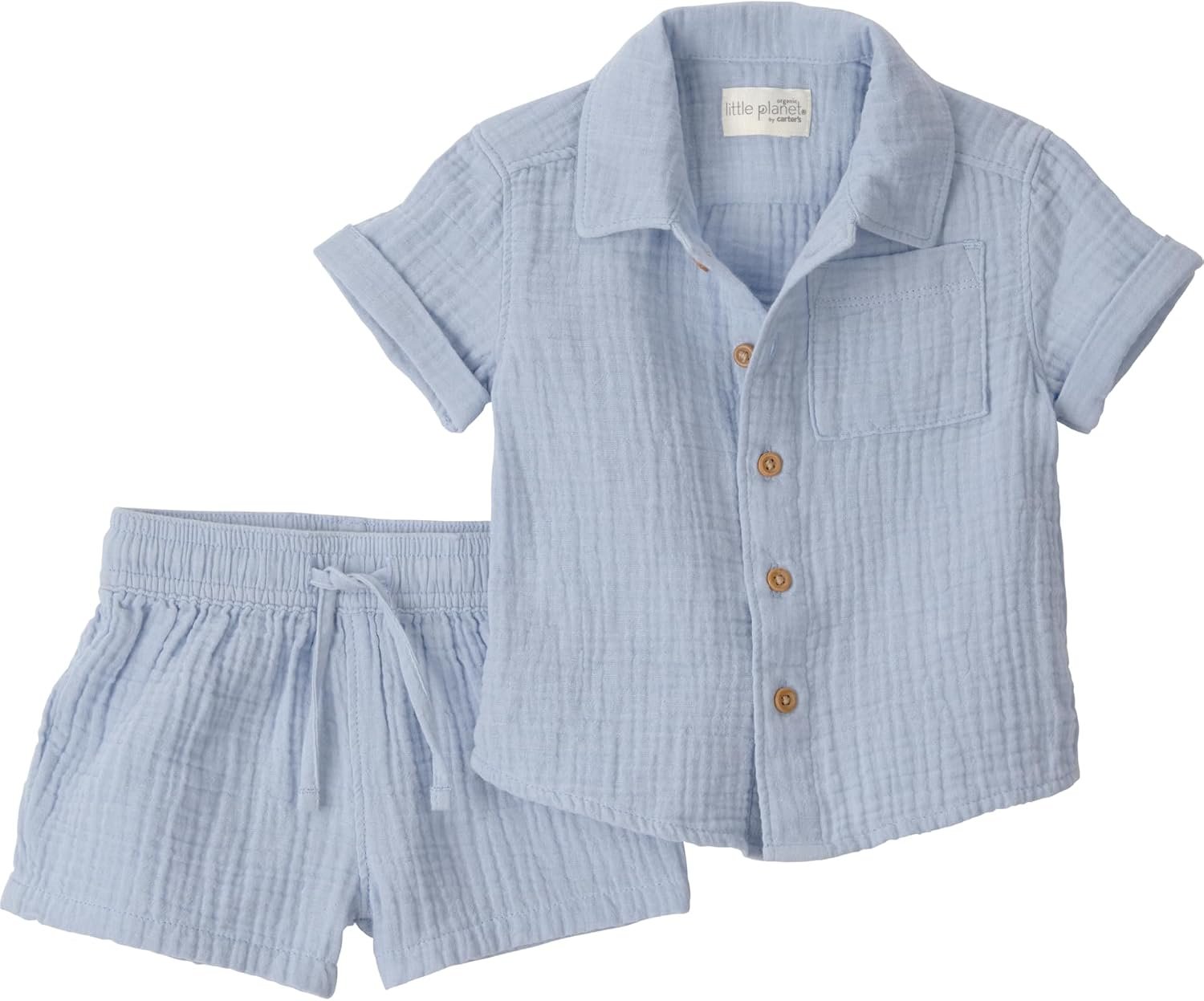 little planet by carter’s Unisex Baby 2-piece Shorts Set Made With Organic Cotton