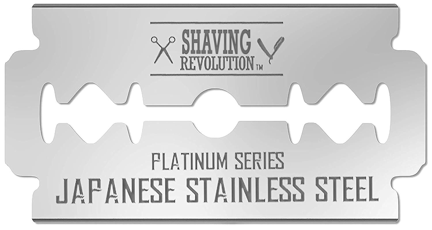 Shaving Revolution Double Edge Razor Blades – 50 Count