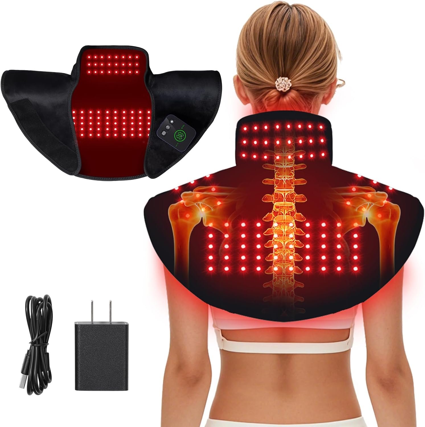Red Light Therapy for Neck Shoulder Pain Relief,Infrared Light Therapy