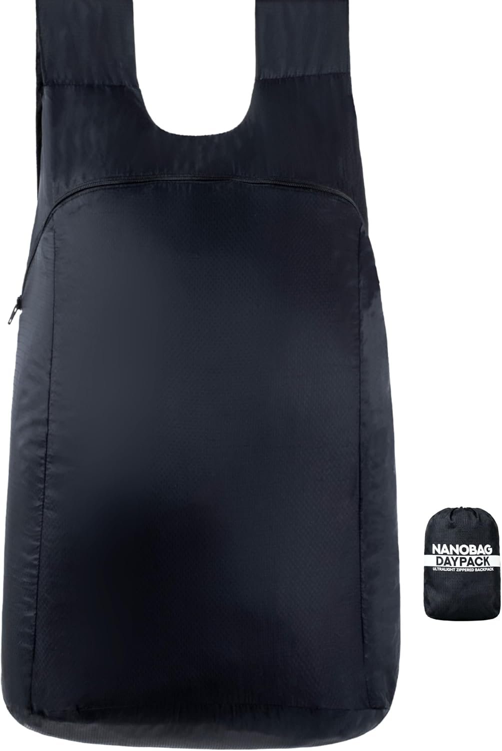 Nanobag Daypack 16L Ultralight Packable Foldable Travel Backpack for Hiking | 1.15 oz Portable Collapsible Pocket-Size with YKK Zipper and Wide Comfortable Shoulder Straps for Everyday Use and Sports