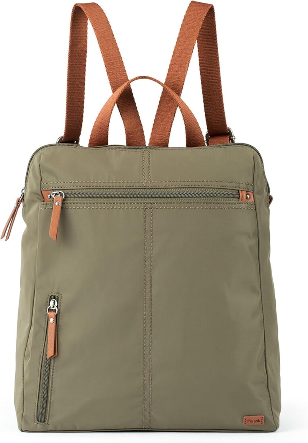 The Sak womens Esperato Recycled Nylon Backpack, Olive Ii, One Size US