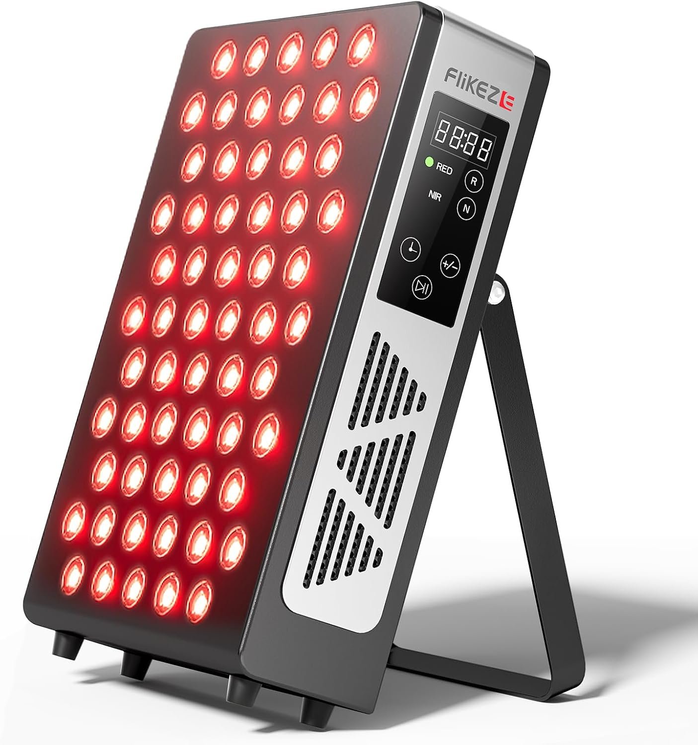 FLIKEZE Red Light Therapy Panel for Full Body Face, Dual Chip 660nm 850nm