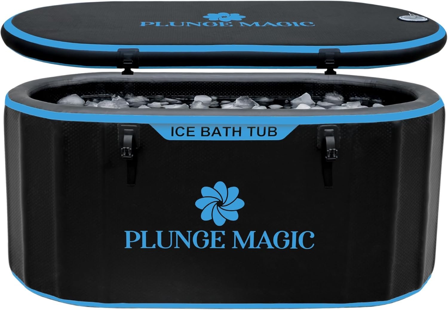 Inflatable Cold Plunge Tub for Athletes, Water Chiller Compatible, XXL