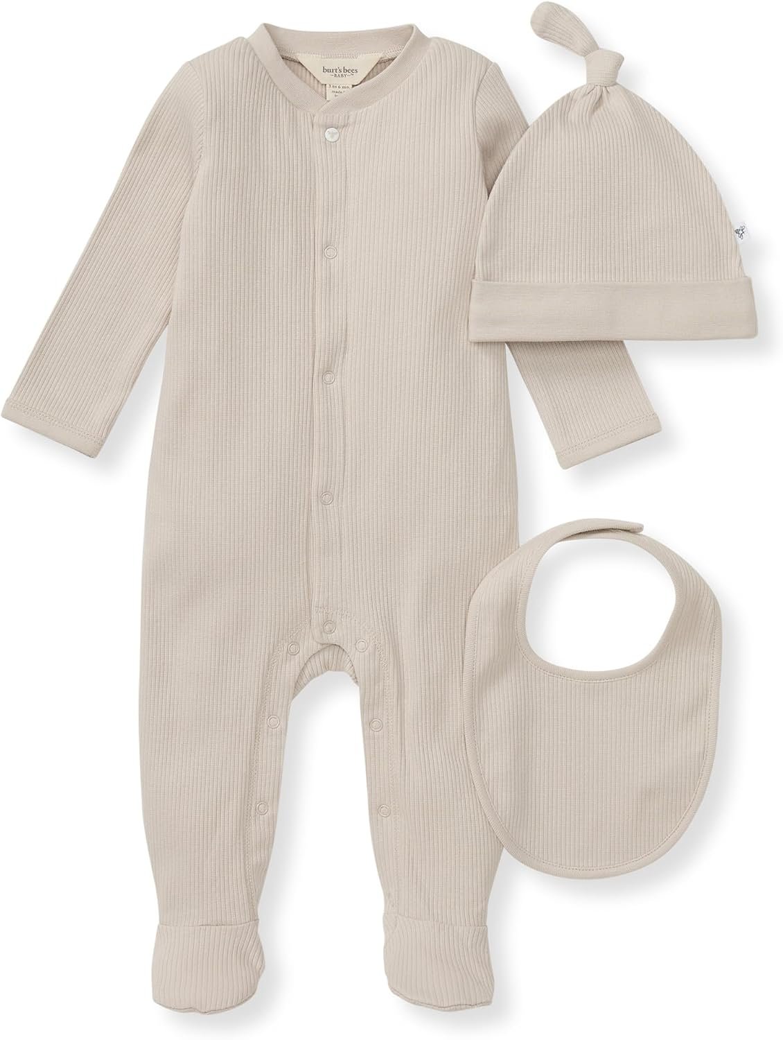 Burt’s Bees Baby Baby Jumpsuit, 100% Organic Cotton One-piece Outfit Coverall