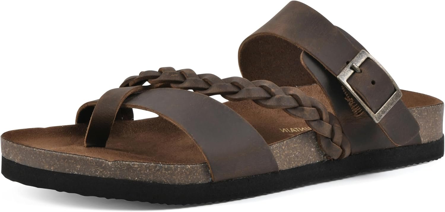 White Mountain Women’s Hazy Braided Footbed Sandal