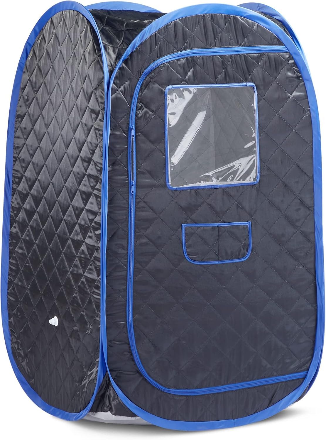 Smartmak Portable Sauna Tent, Foldable One Person Full Body Spa for Detox Therapy Without Steamer – Black