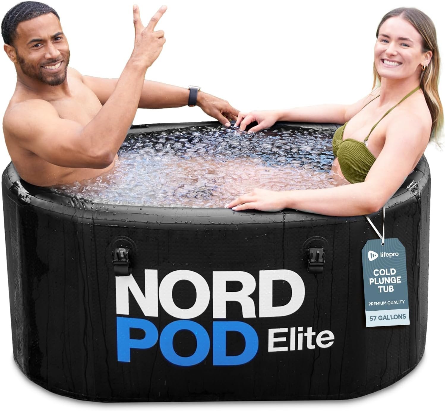 Lifepro NordPod Ice Bath Tub Portable Cold Plunge Water Therapy Pool