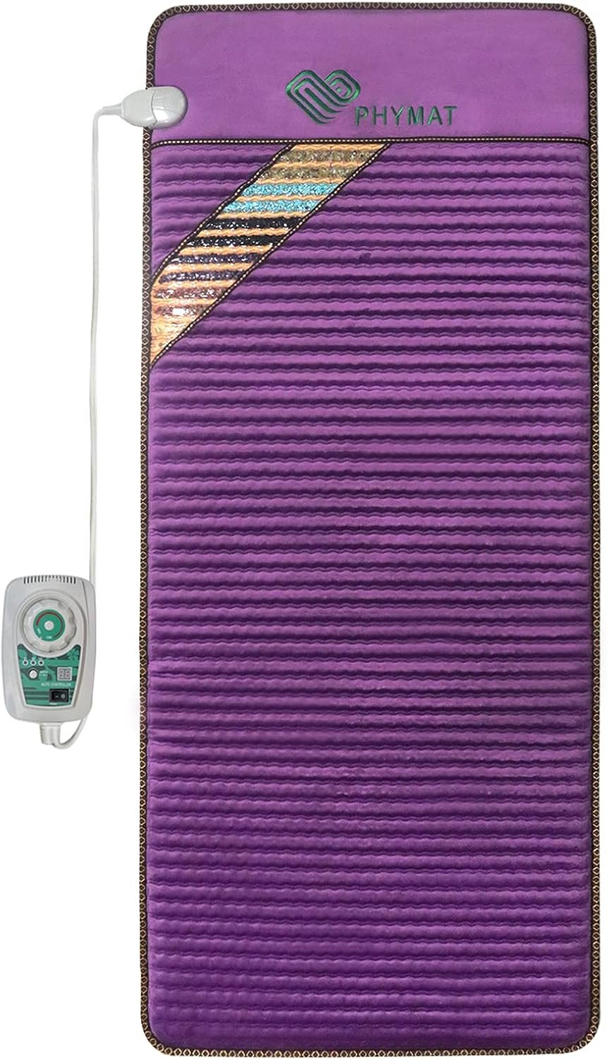 PHYMAT Amethyst Far Infrared Heating Mat, Full Body Crystal Mat, 70x31in