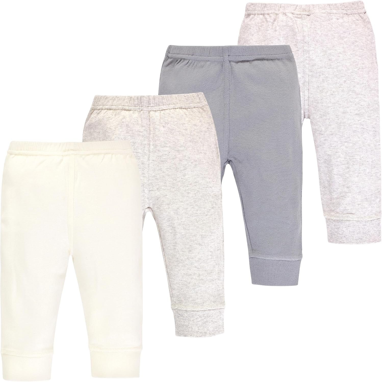 Touched by Nature Basics Unisex Baby Organic Cotton Pants 4-Pack