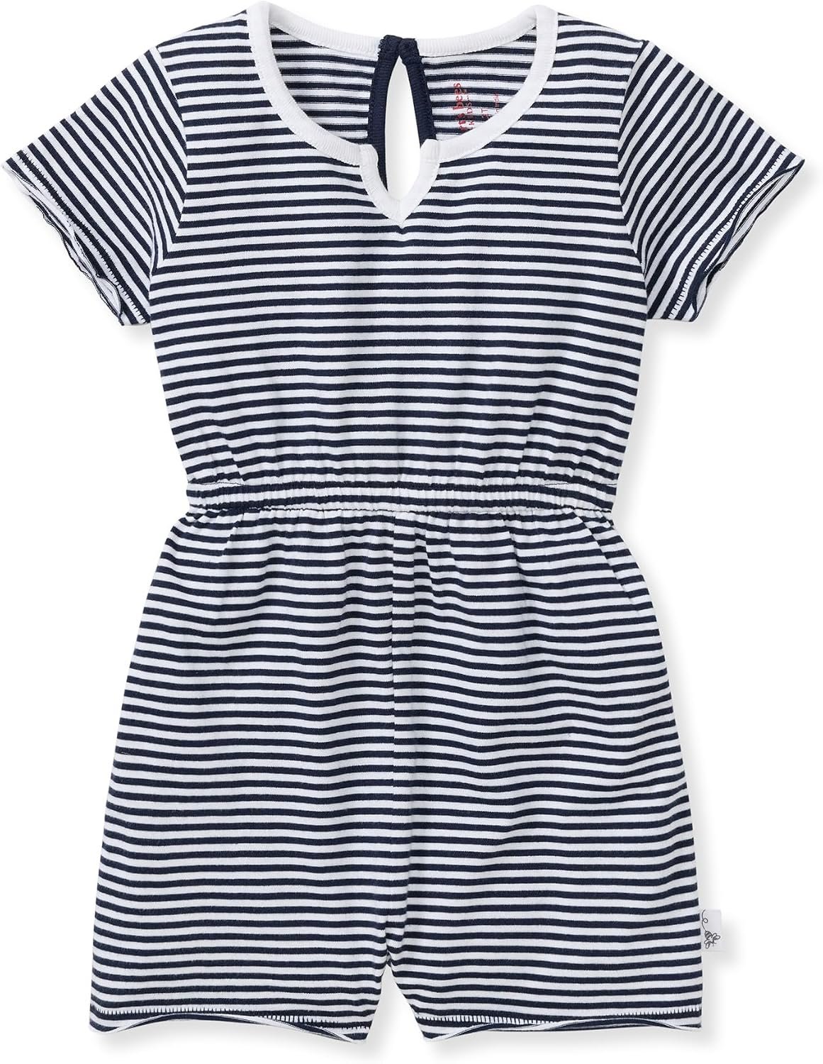 Burt’s Bees Baby Baby Girls Romper, 100% Organic Cotton One-piece Shortall and Layette Set Girl Outfit