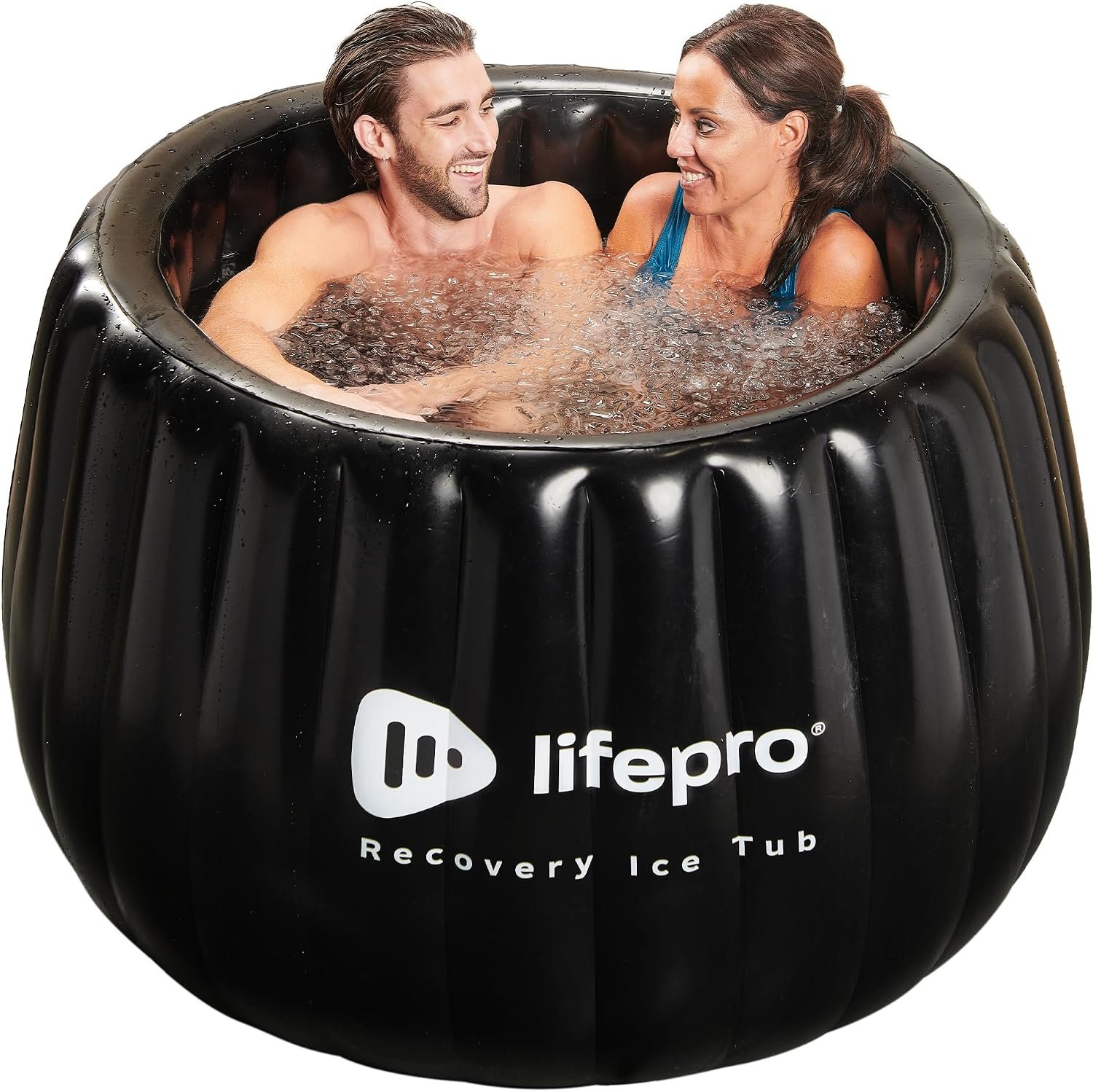 Lifepro 2-Person Portable Ice Bath Tub for Athletes XL – Self-Inflatable Ice Bath Tub for Adults- Foldable Ice Pod Cold Plunge Tub for Outdoor Ice Bath – Durable Ice Plunge Tub for Ice Baths at Home