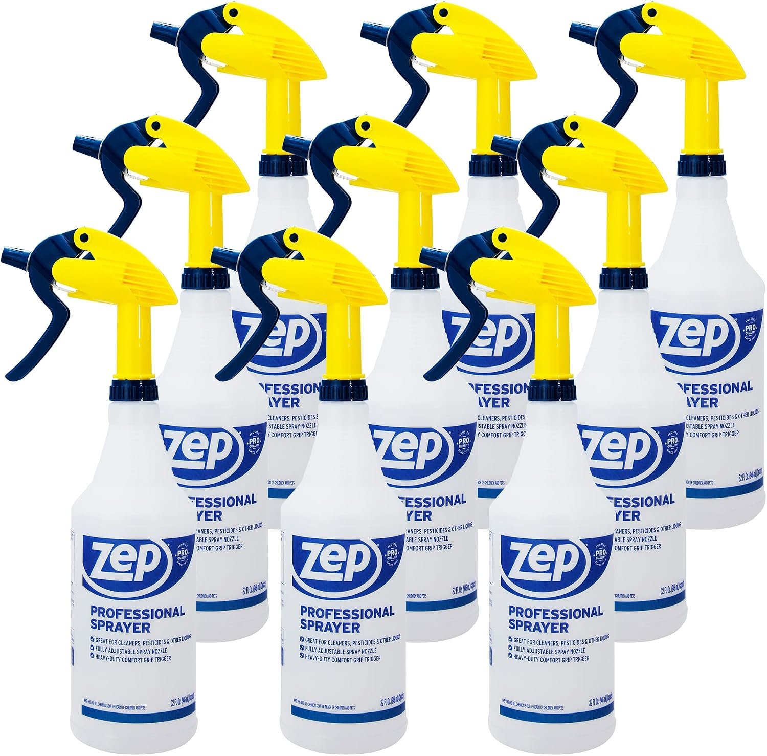 Zep Professional Sprayer Bottle – 32 oz (Case of 9)