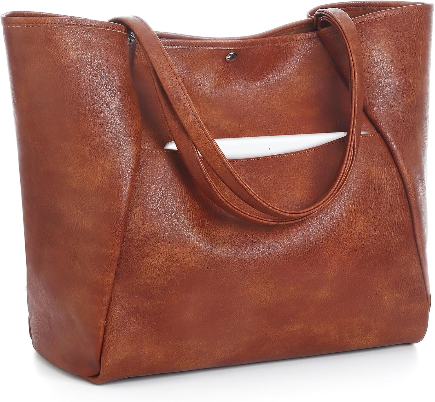 Large Tote Bag for Women Work 25L Travel Vegan Leather Ladies Handbags Weekender Purses