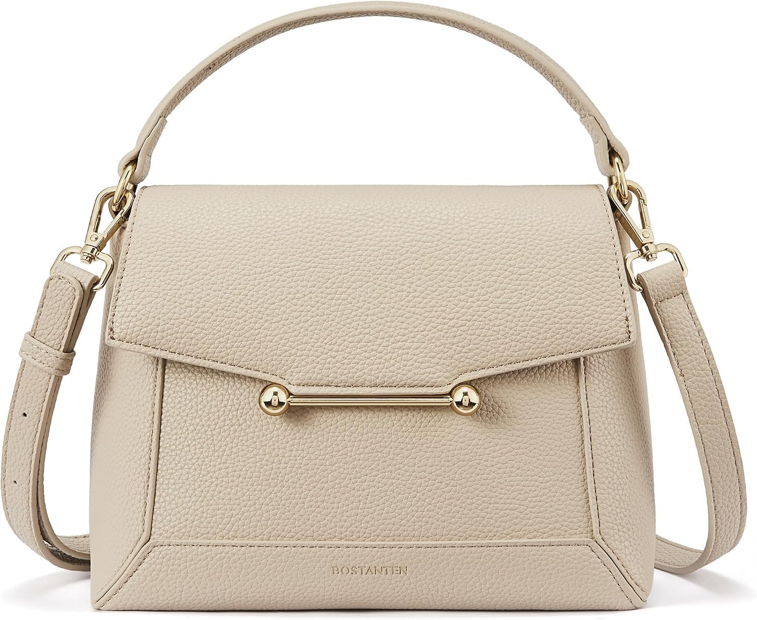 BOSTANTEN Crossbody Bags for Women Vegan Leather Small Purse with Top Handle Shoulder Handbags for Everyday Use