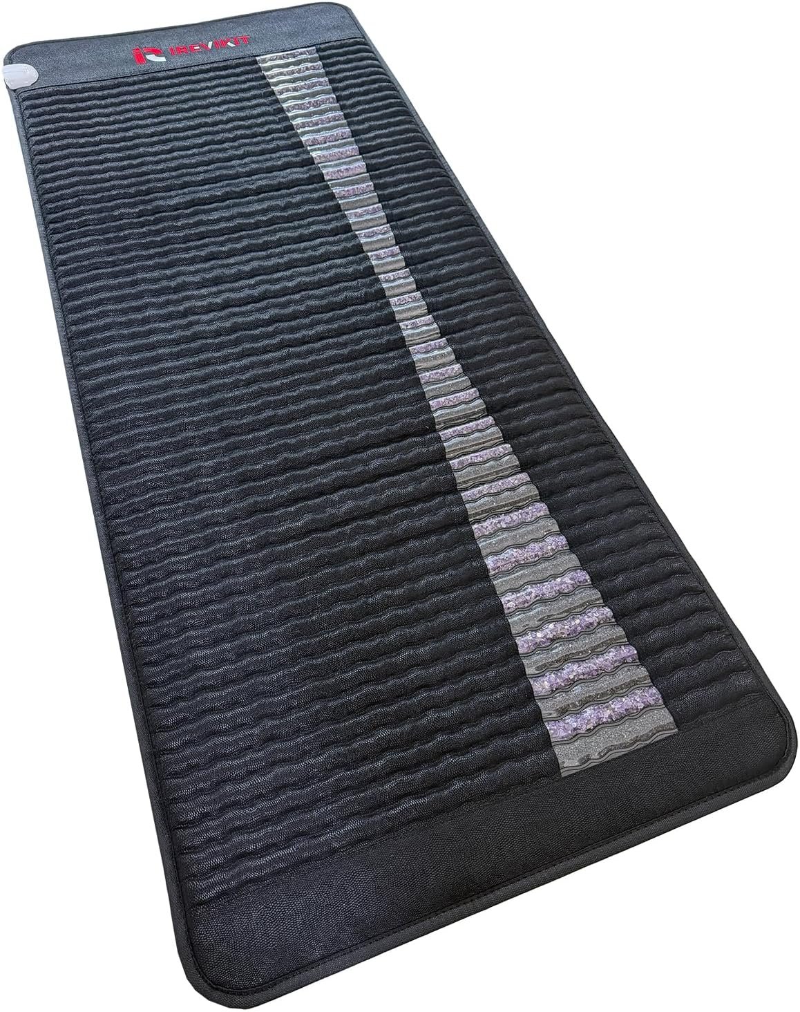 Amethyst Infrared Mat Professional 75″ L x 31″ W – Amethyst & Tourmaline Heating Pad, Infrared Mat Full Body, Deep FIR Heating, Negative Ion Therapy, Bio Amethyst Mat with Auto Shut Off